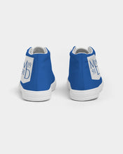 Load image into Gallery viewer, True Blue Dragon Kids Hightop Canvas Shoe
