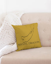 Load image into Gallery viewer, Golden Dragon Throw Pillow Case 16&quot;x16&quot;
