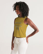 Load image into Gallery viewer, Golden Dragon Women&#39;s Cropped Tank
