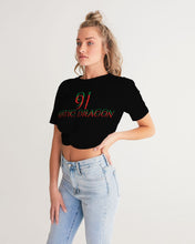 Load image into Gallery viewer, Dragon of the Motherland Women&#39;s Twist-Front Cropped Tee
