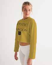 Load image into Gallery viewer, Golden Dragon Women&#39;s Cropped Sweatshirt
