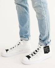 Load image into Gallery viewer, Yin Yang Dragon Men&#39;s Hightop Canvas Shoe
