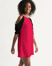 Load image into Gallery viewer, Atlanta Dragon Women&#39;s Open Shoulder A-Line Dress
