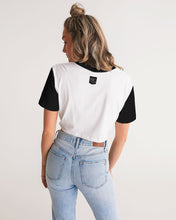 Load image into Gallery viewer, Yin Yang Dragon Women&#39;s Twist-Front Cropped Tee
