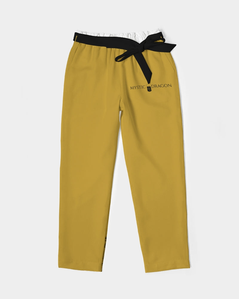 Golden Dragon Women's Belted Tapered Pants