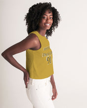 Load image into Gallery viewer, Golden Dragon Women&#39;s Cropped Tank
