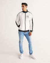 Load image into Gallery viewer, Yin Yang Dragon Men&#39;s Stripe-Sleeve Track Jacket
