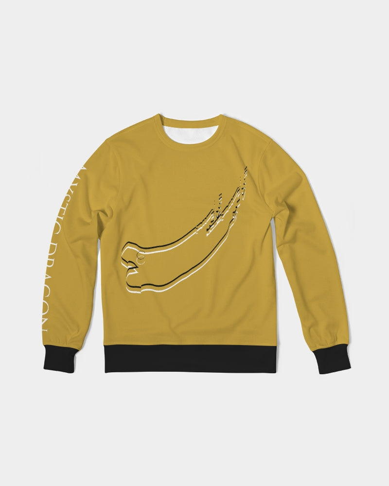 Golden Dragon Men's Classic French Terry Crewneck Pullover