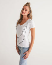 Load image into Gallery viewer, Yin Yang Dragon Women&#39;s V-Neck Tee
