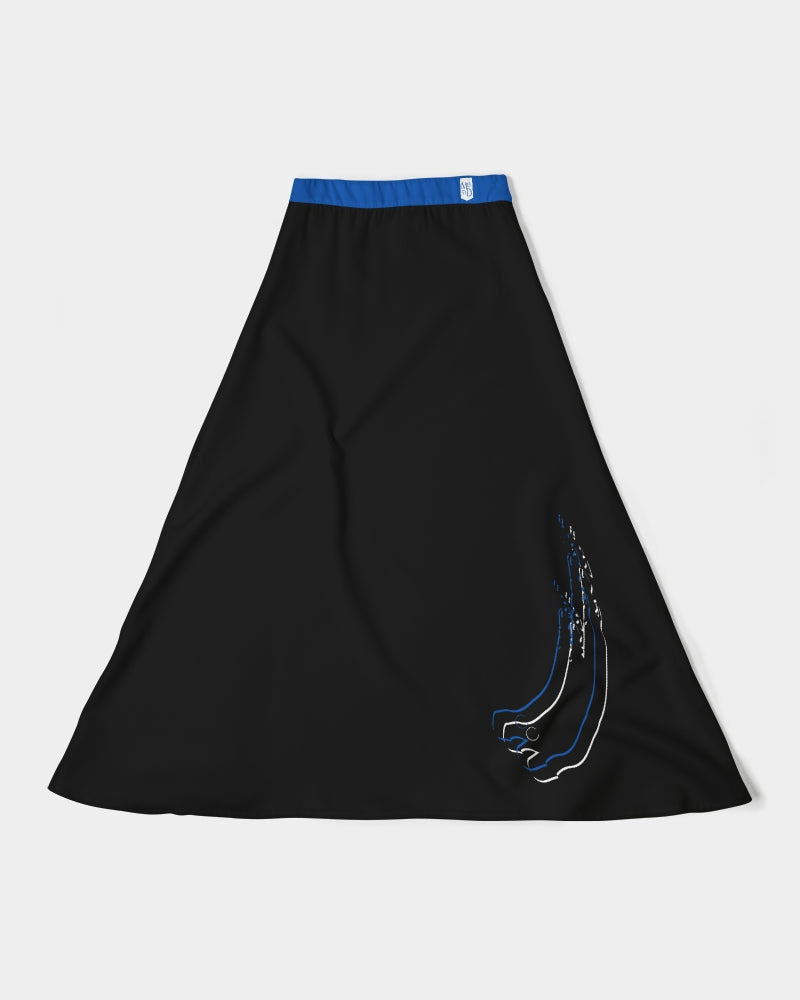 Dragon Magician Women's A-Line Midi Skirt