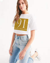 Load image into Gallery viewer, Golden Dragon Women&#39;s Cropped Tee
