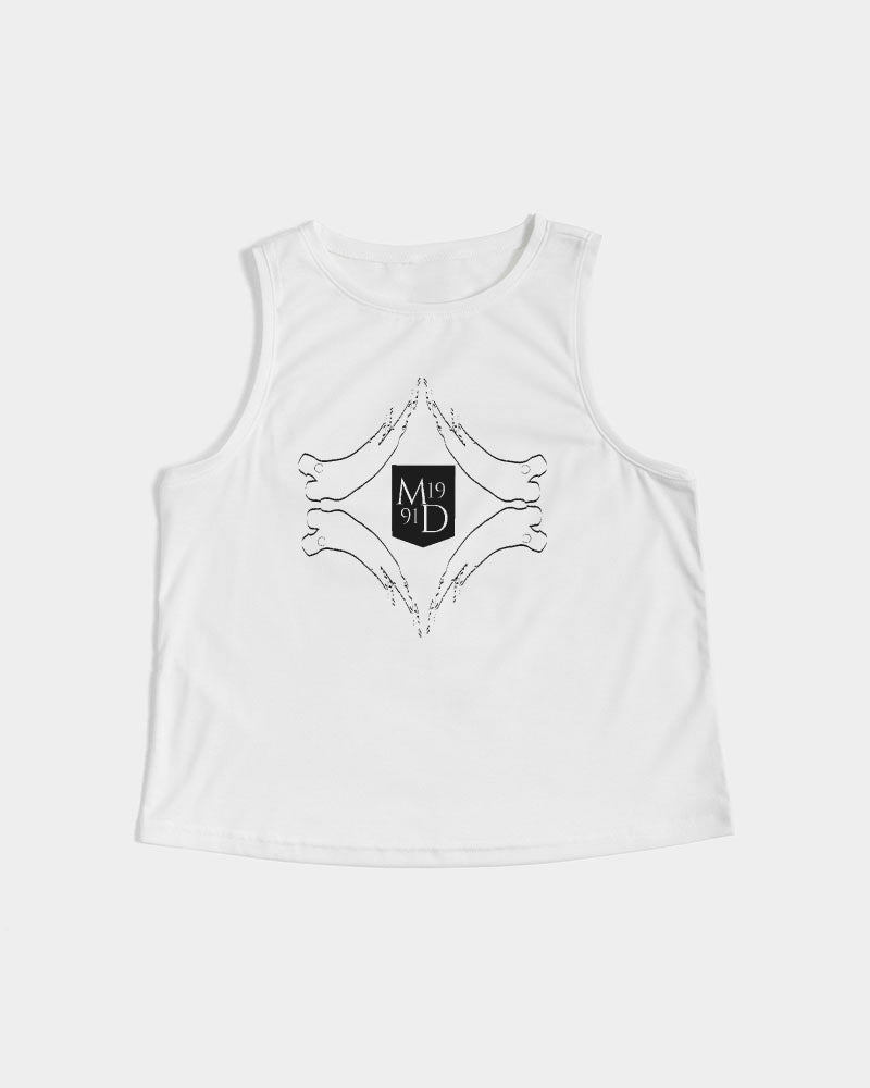 Yin Yang Dragon Women's Cropped Tank