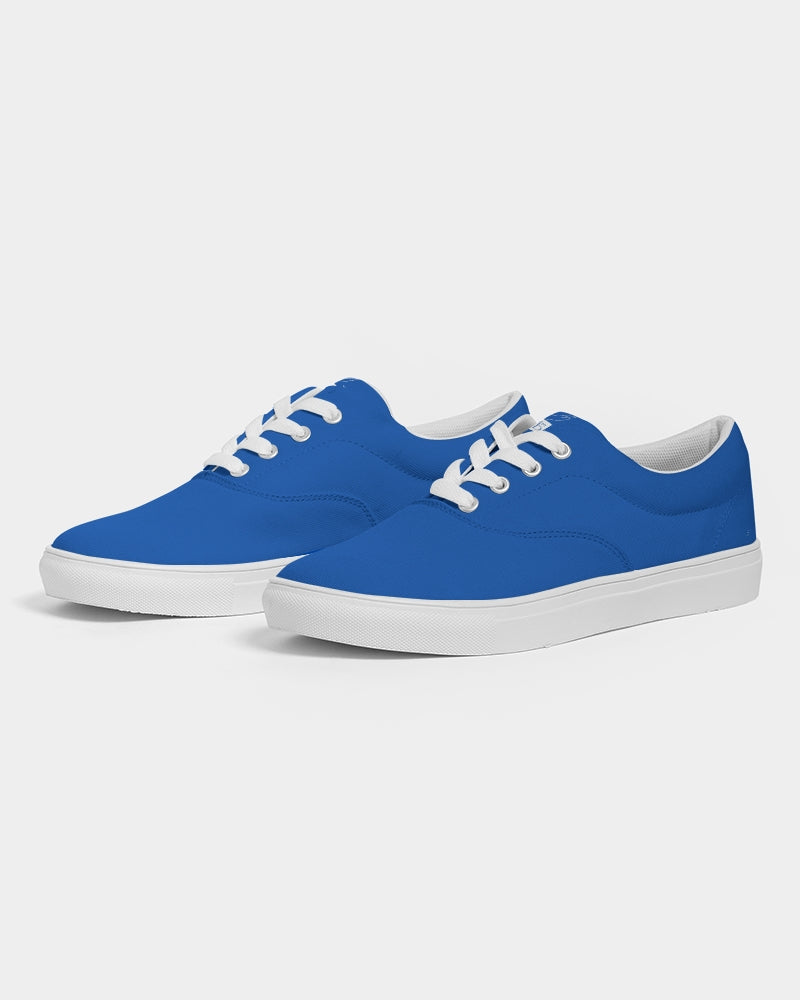 True Blue Dragon Women's Lace Up Canvas Shoe