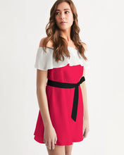 Load image into Gallery viewer, Atlanta Dragon Women&#39;s Off-Shoulder Dress
