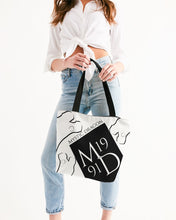 Load image into Gallery viewer, Yin Yang Dragon Canvas Zip Tote
