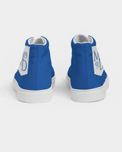 Load image into Gallery viewer, True Blue Dragon Women&#39;s Hightop Canvas Shoe
