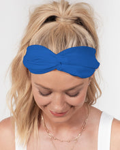 Load image into Gallery viewer, True Blue Dragon Twist Knot Headband Set
