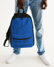 Load image into Gallery viewer, True Blue Dragon Small Canvas Backpack
