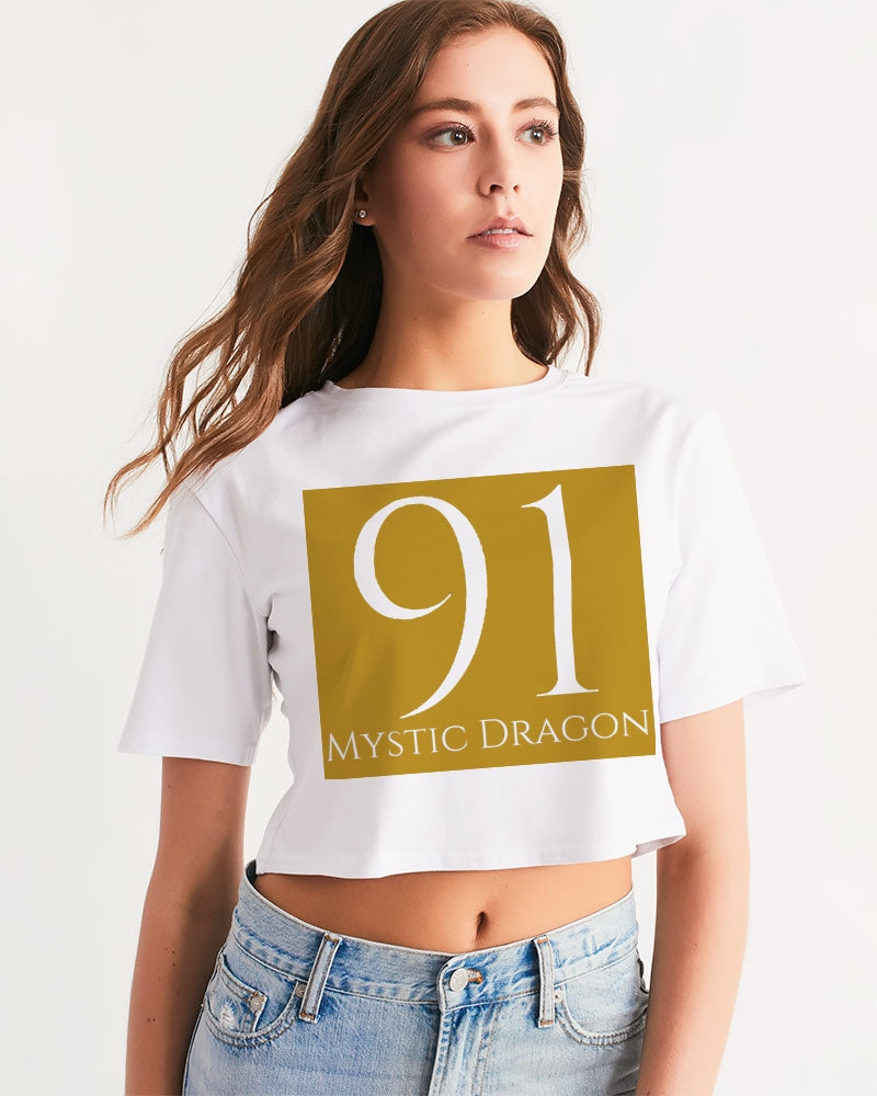 Golden Dragon Women's Cropped Tee