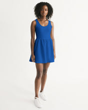 Load image into Gallery viewer, True Blue Dragon Women&#39;s Scoop Neck Skater Dress
