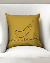 Load image into Gallery viewer, Golden Dragon Throw Pillow Case 16&quot;x16&quot;
