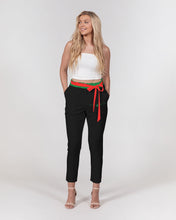 Load image into Gallery viewer, Dragon of the Motherland Women&#39;s Belted Tapered Pants
