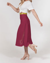 Load image into Gallery viewer, Royal Dragon Women&#39;s A-Line Midi Skirt
