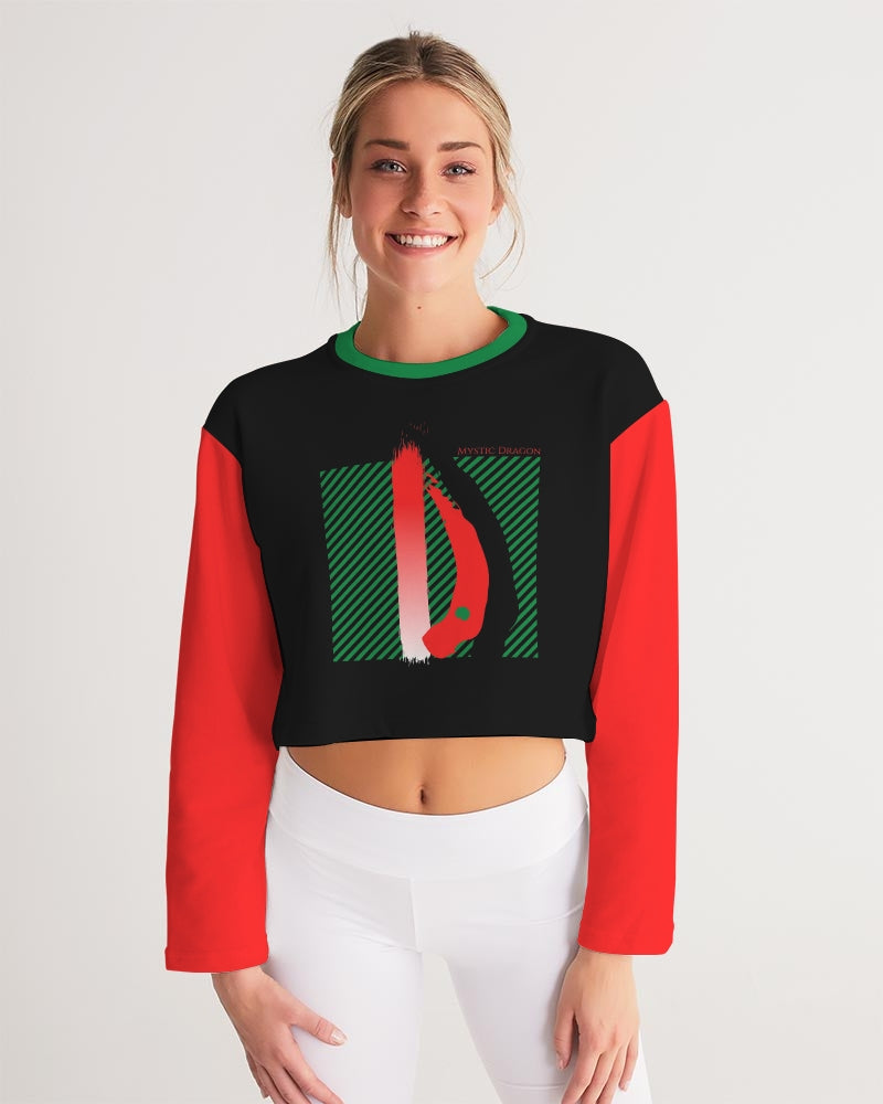 Dragon of the Motherland Women's Cropped Sweatshirt