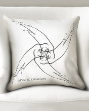 Load image into Gallery viewer, Yin Yang Dragon Throw Pillow Case 20&quot;x20&quot;
