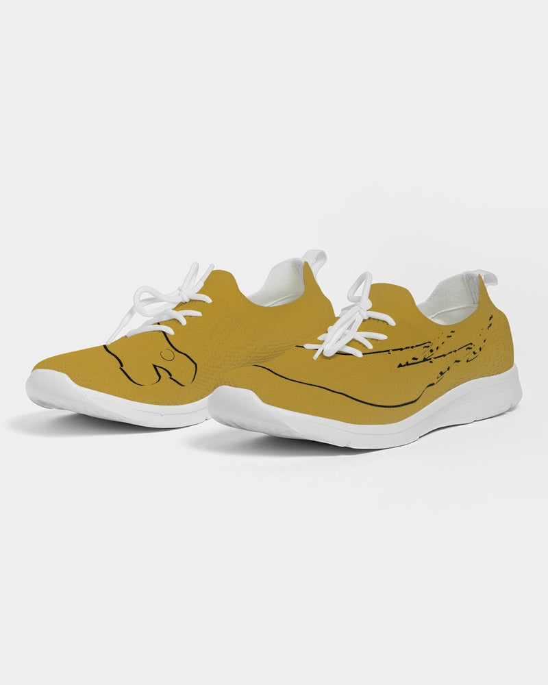 Golden Dragon Women's Lace Up Flyknit Shoe