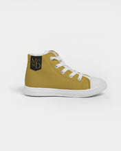 Load image into Gallery viewer, Golden Dragon Kids Hightop Canvas Shoe
