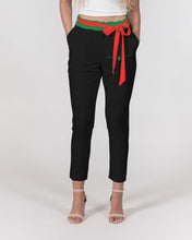 Load image into Gallery viewer, Dragon of the Motherland Women&#39;s Belted Tapered Pants
