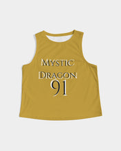 Load image into Gallery viewer, Golden Dragon Women&#39;s Cropped Tank
