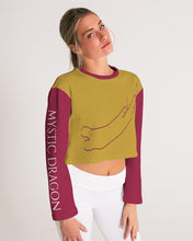 Load image into Gallery viewer, Royal Dragon Women&#39;s Cropped Sweatshirt
