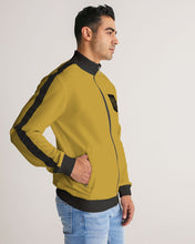 Load image into Gallery viewer, Golden Dragon Men&#39;s Stripe-Sleeve Track Jacket
