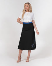 Load image into Gallery viewer, Dragon Magician Women&#39;s A-Line Midi Skirt
