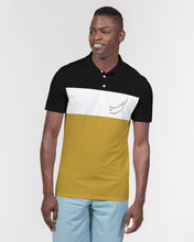 Load image into Gallery viewer, Golden Dragon Men&#39;s Slim Fit Short Sleeve Polo
