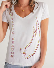 Load image into Gallery viewer, Royal Dragon Women&#39;s V-Neck Tee
