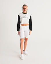 Load image into Gallery viewer, Yin Yang Dragon Women&#39;s Cropped Sweatshirt
