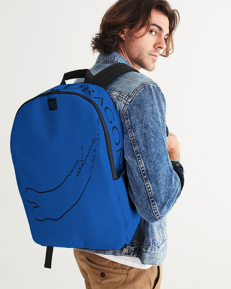 True Blue Dragon Large Backpack