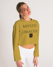 Load image into Gallery viewer, Golden Dragon Women&#39;s Cropped Sweatshirt
