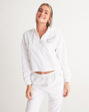 Load image into Gallery viewer, Yin Yang Dragon Women&#39;s Cropped Windbreaker
