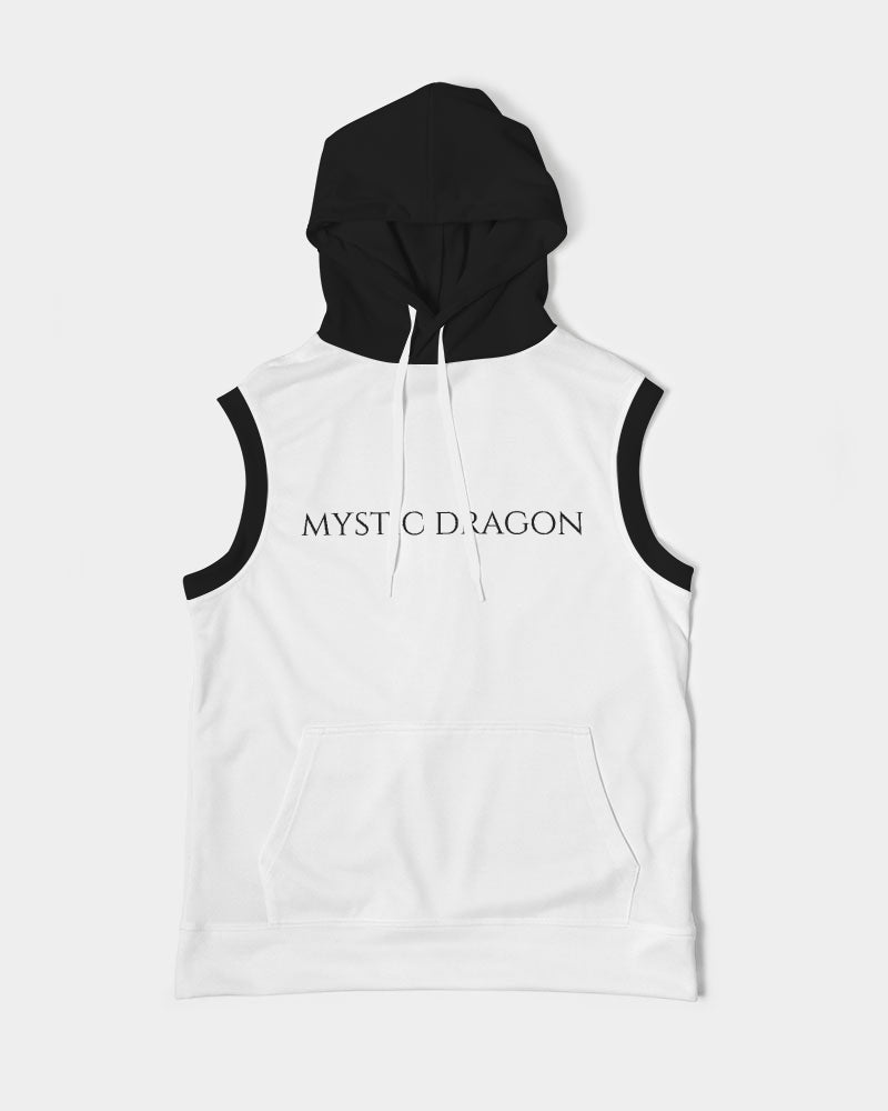 Yin Yang Dragon Men's Premium Heavyweight Sleeveless Hoodie