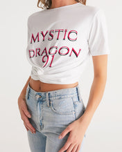 Load image into Gallery viewer, Atlanta Dragon Women&#39;s Twist-Front Cropped Tee
